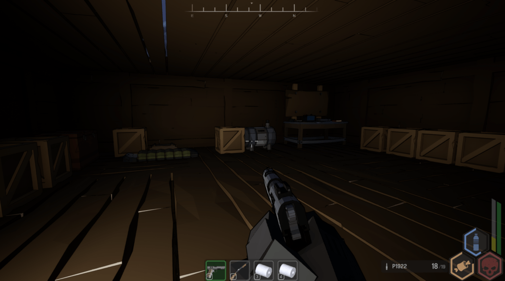 The inside of a base in the zombie base building game, ZSGO.
