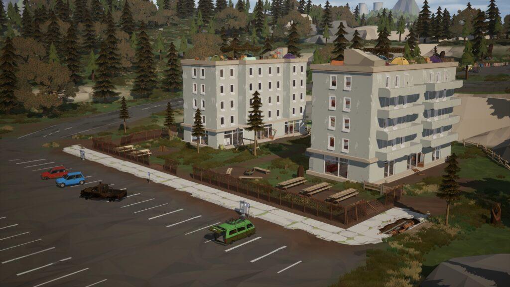 The hotels in Cherno that show off the new lumen lighting changes.